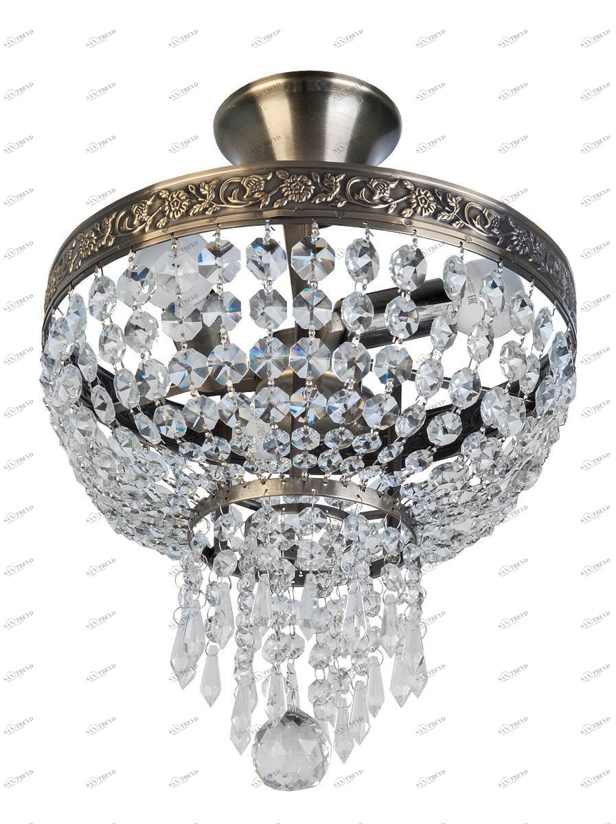 Потолочный светильник Toplight Phillis TL1500X-03AB TOPLIGHT КАСКАДНЫЕ 202106 Бронза;прозрачный 