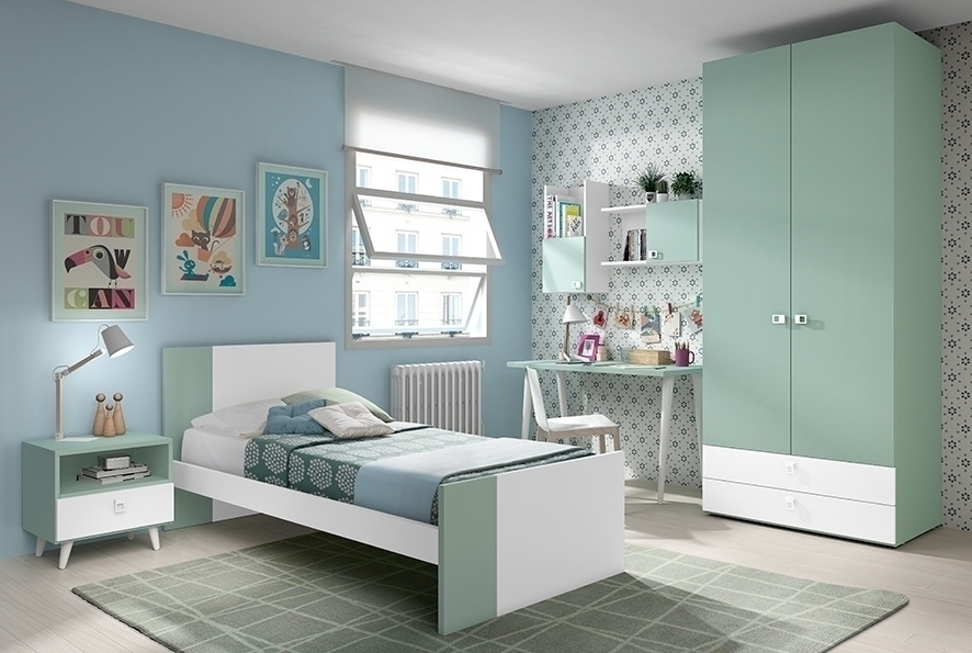 103042 Детская комната с простой кроватью Ambiente 21 Arasanz Oslo Santreyd - Вид №1