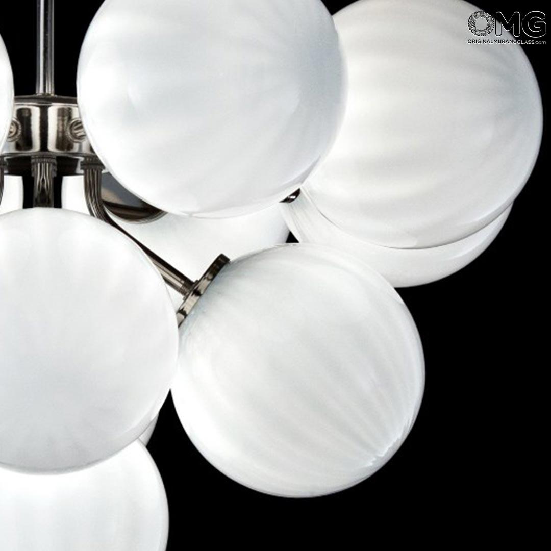 2677 ORIGINALMURANOGLASS Люстра Atmosphera - в белых оттенках - Original Murano Glass OMG 90 см  - Вид №1