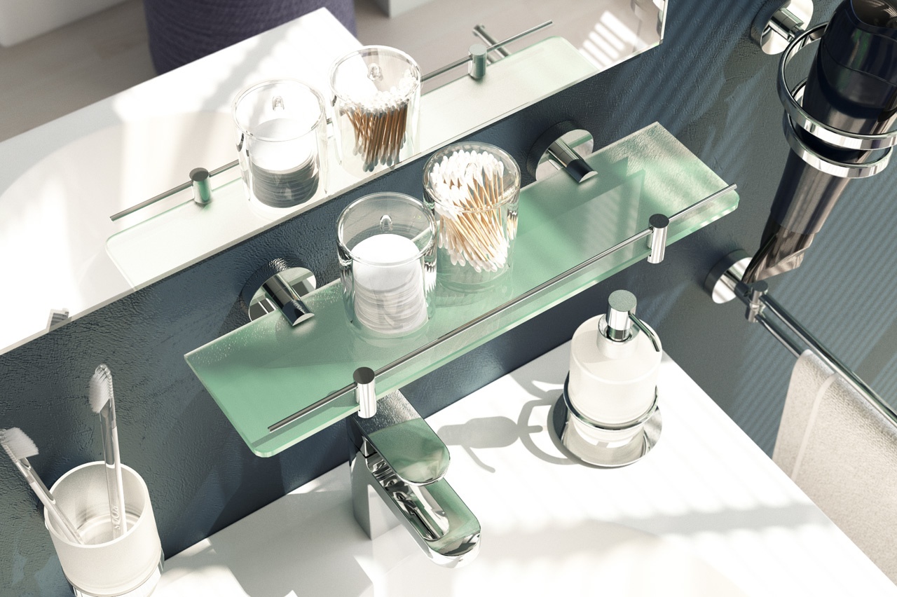 HAR 034 Полка с держателями 40 cm ARTWELLE Harmonie - Вид №2