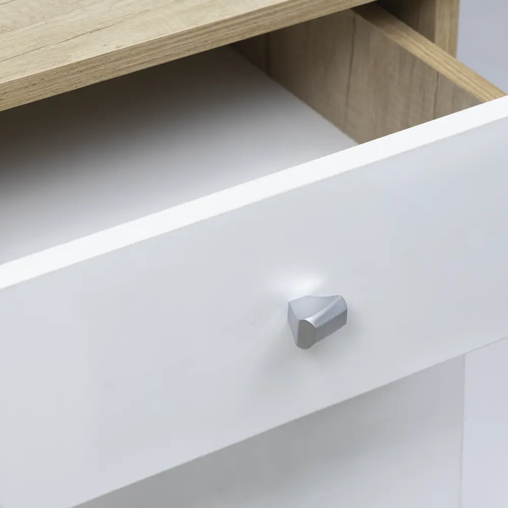 Мебельная ручка-кнопка Kubic цвет хром AKS STLM-2057501 - Вид №6