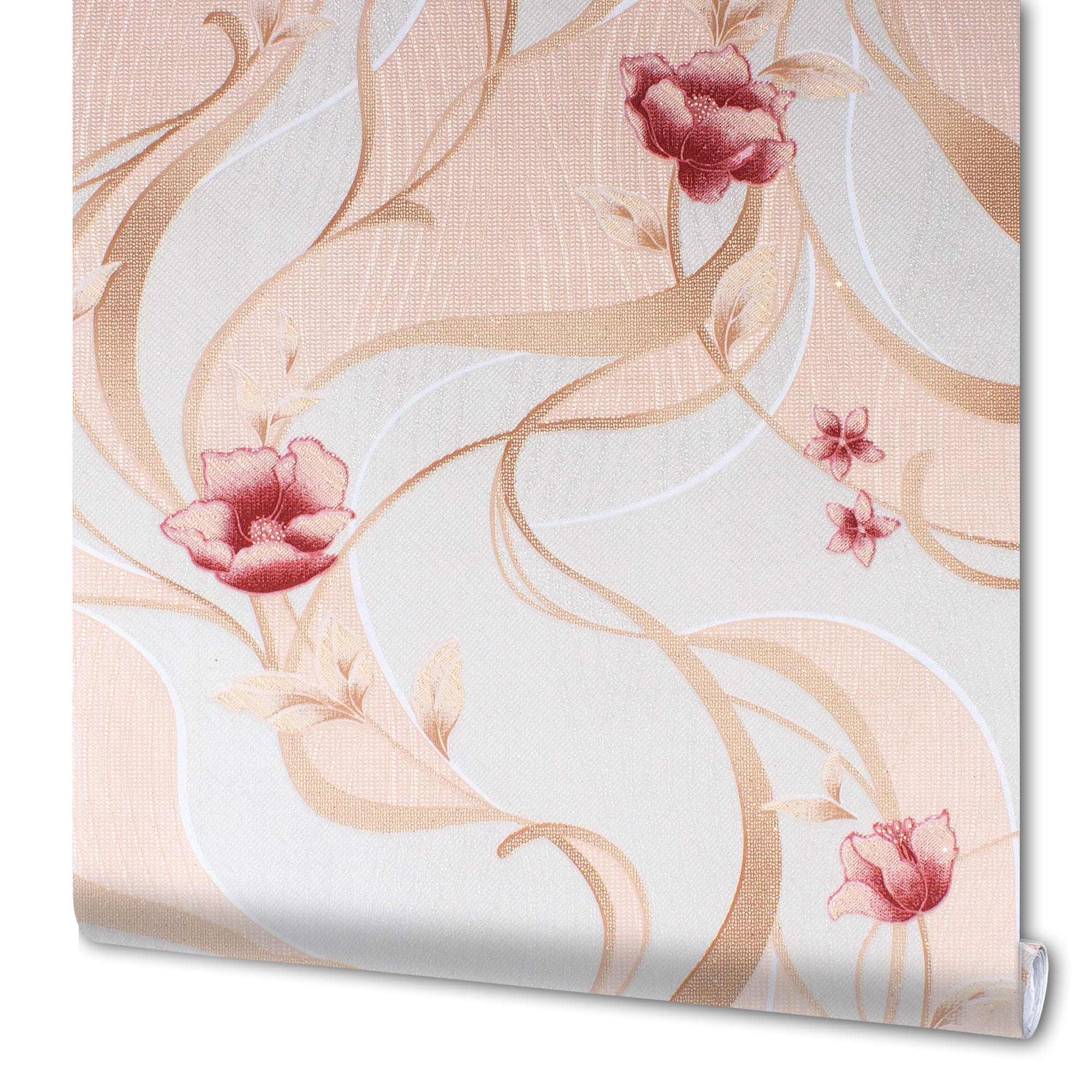 82938319 Обои бумажные бежевые 0.53 м 322-02 Оптима Santreyd