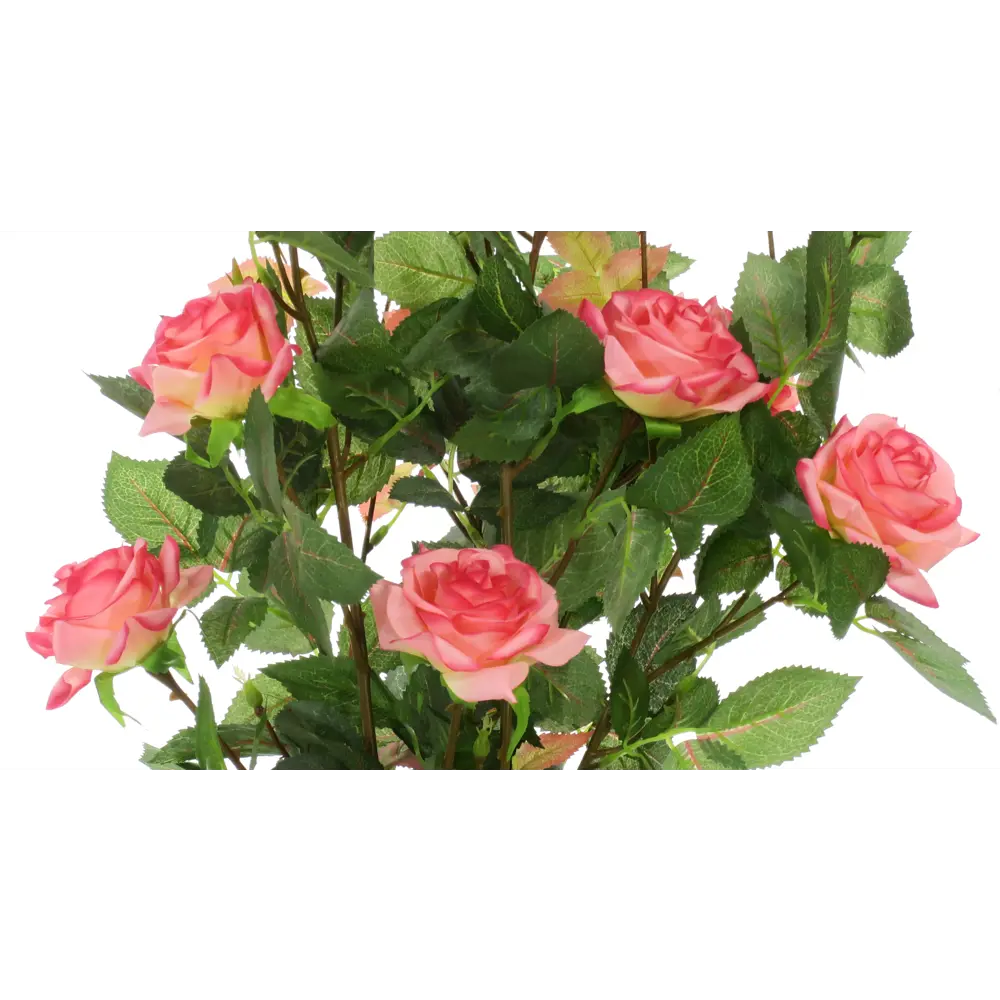 89356244 Искусственное растение в горшке роза Салем h50 см цвет розовый STLM-0966198 Santreyd  - Вид №3