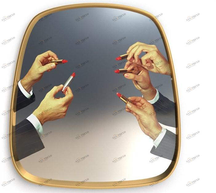 Seletti Зеркало с настенной рамой Seletti wears toiletpaper 17041