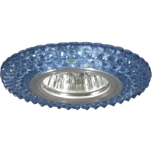 Светильник точечный встраиваемый S291 BL/WH 65 мм, 2.5 м², цвет голубой
