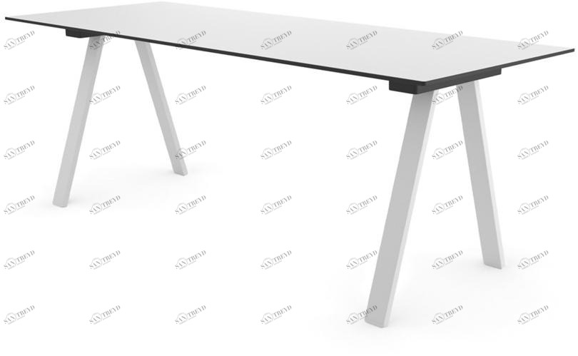 COLOS Прямоугольный стол из HPL и каркас из окрашенной стали Vu sun-id-1410662