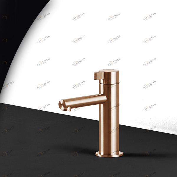 Смеситель для раковины TOOX TXQ1R розовое золото Radomonte