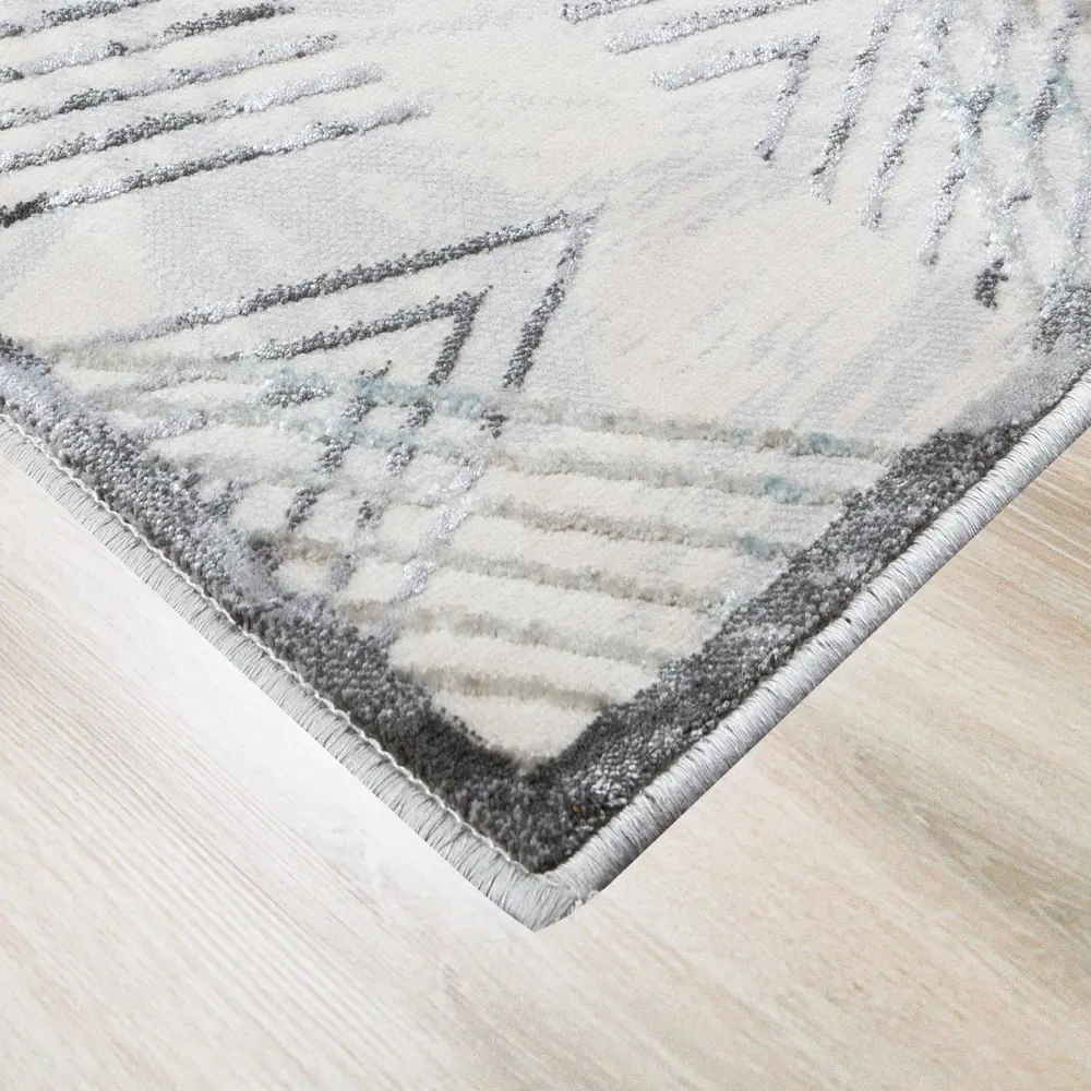 Ковер вискоза Эрин 1902G 160x235 см цвет светло-серый CTIM STLM-2134567 - Вид №1