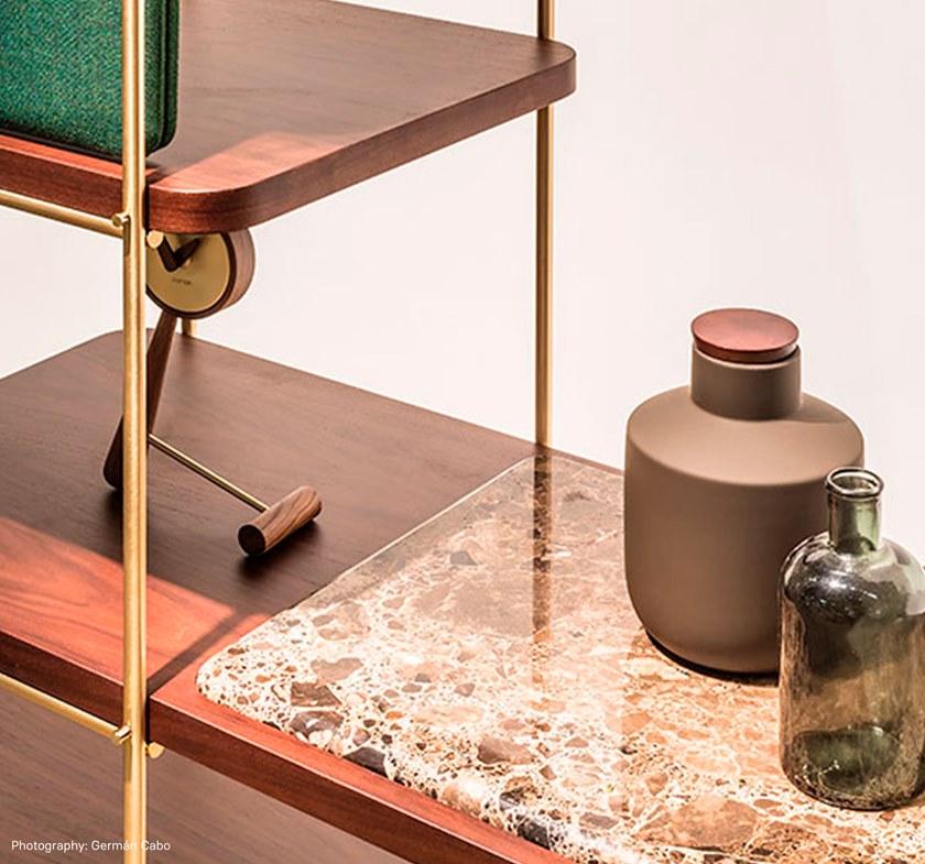 Momocca Модульный книжный шкаф с письменным столом Julia Jo05 - Вид №5