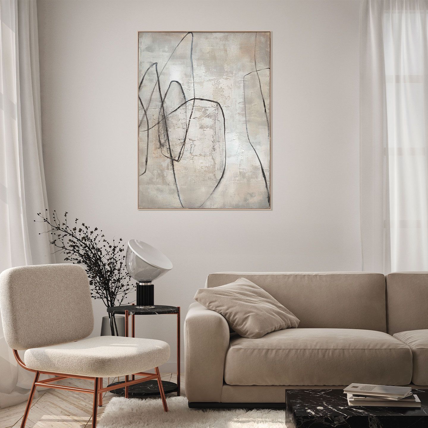 Холст рамки Agave SCRIBBLE ARCH-00127915 - Вид №6