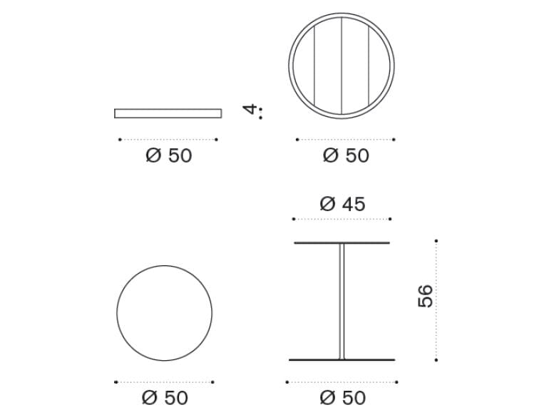 Садовый столик с подносом из тикового дерева Ethimo TENDER ARCH-00142691 - Вид №4