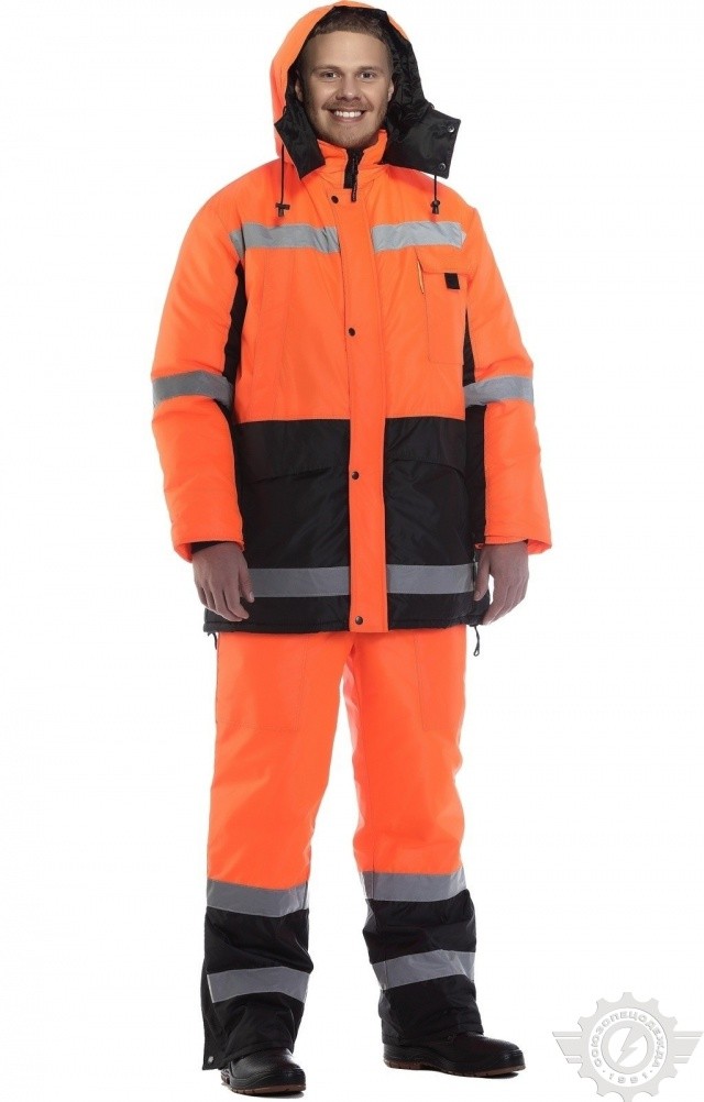 65954 Костюм "Магистраль" зимний с СВП  Зимняя спецодежда  размер 60-62/182-188  - Вид №13