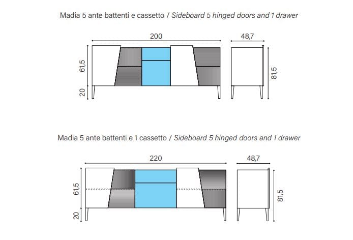 Деревянный шкаф с распашными дверями Devina Nais Ноль.16 ARCH-00034103 - Вид №6