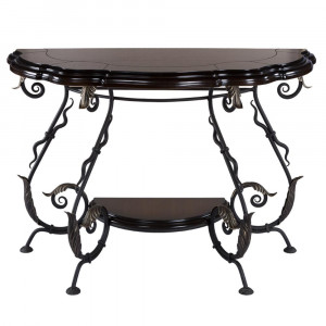 19005 Кованый стол консоль Аделаида-2 BOGACHO
