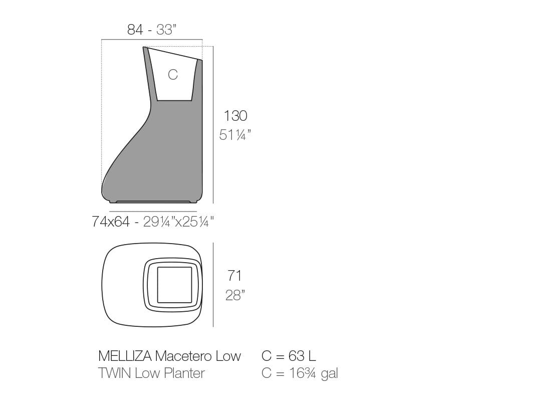 Сеялка из полиэтилена Vondom Noma ARCH-00032728 - Вид №6