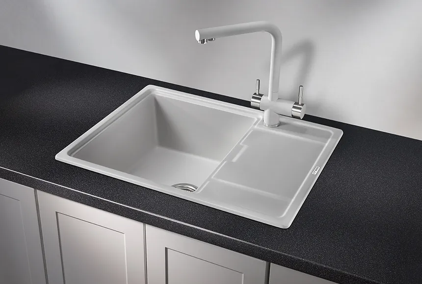 6503, СЛАНЕЦ, кухонная мойка, кварц GRANULA 6503-ST13