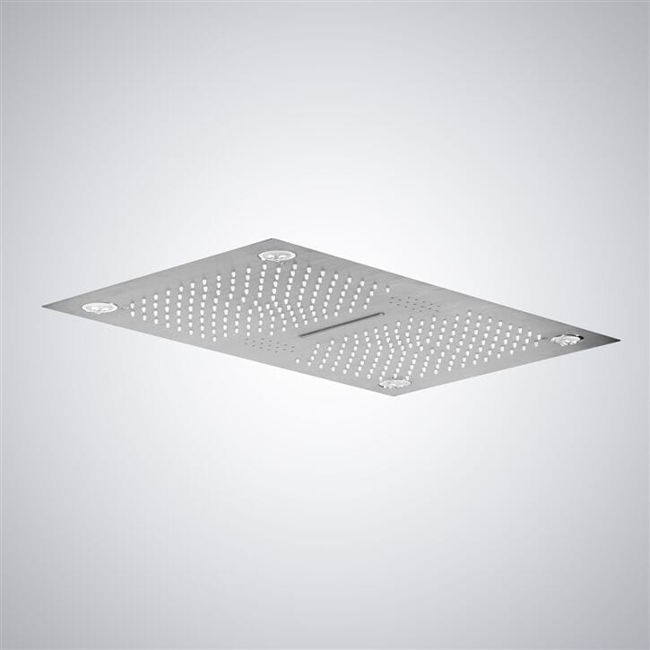 Светодиодная потолочная насадка для душа из нержавеющей стали Fontana Showers Luxe Fontaine ARCH-00029169 - Вид №2