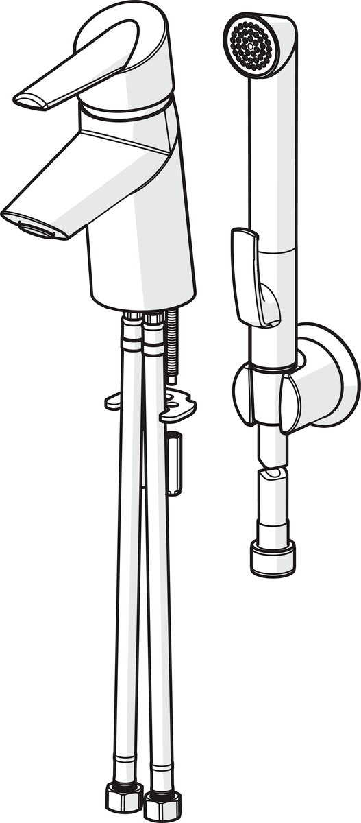 Oras 2712FG Смеситель для умывальника 2712FG Optima Хром  - Вид №2