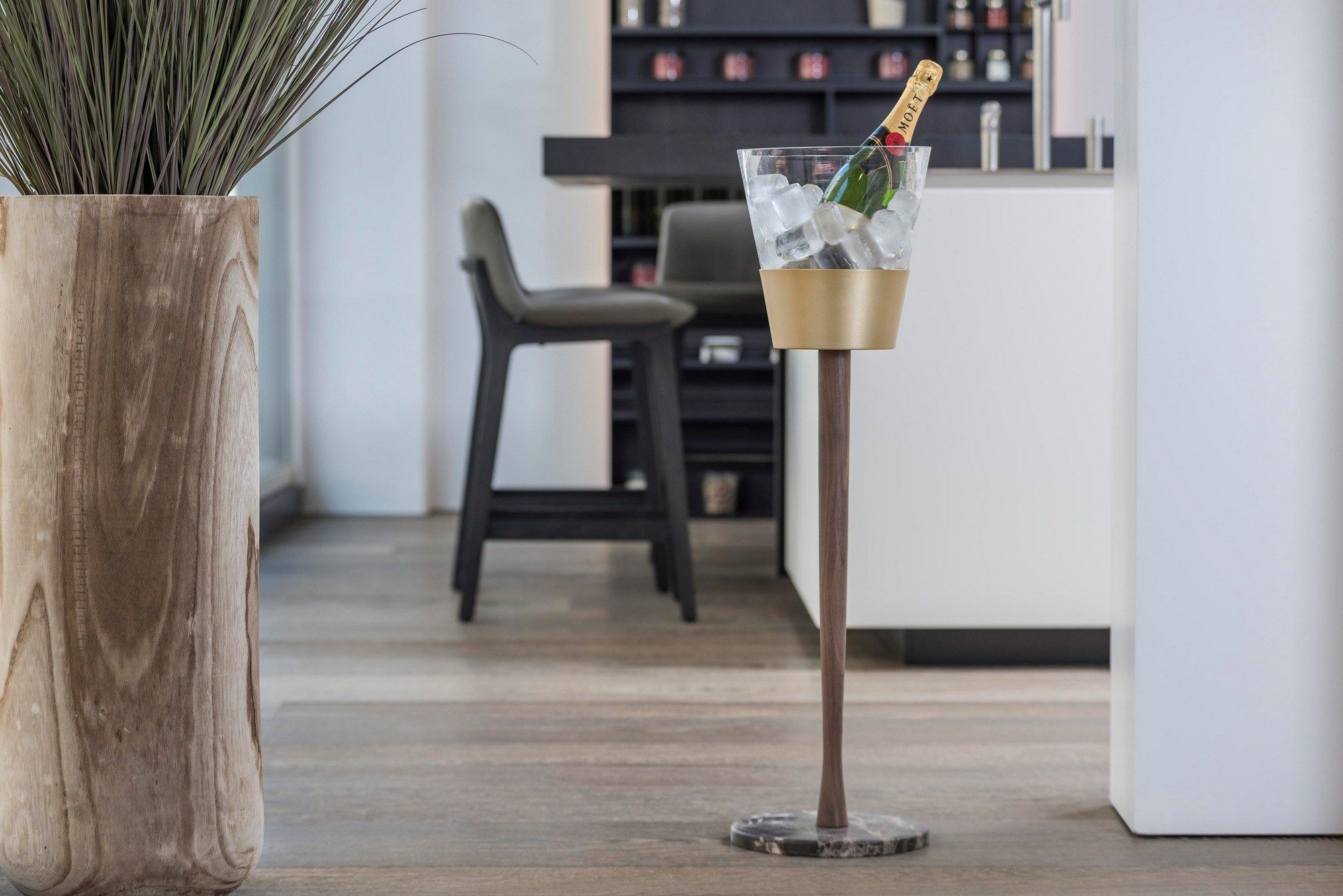 Алюминиевое и деревянное ведро для льда NOMON Moments ARCH-00035071 - Вид №6