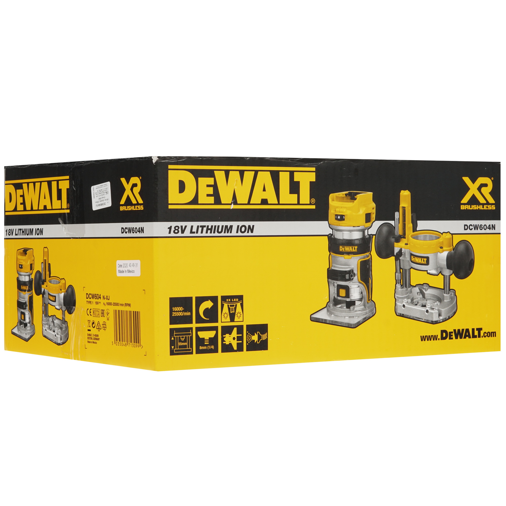 Фрезер DeWalt DCW604N XR FLEXVOLТ 18/54V  , Без ЗУ, Без АКБ 5303423 STDN-0027853 - Вид №11