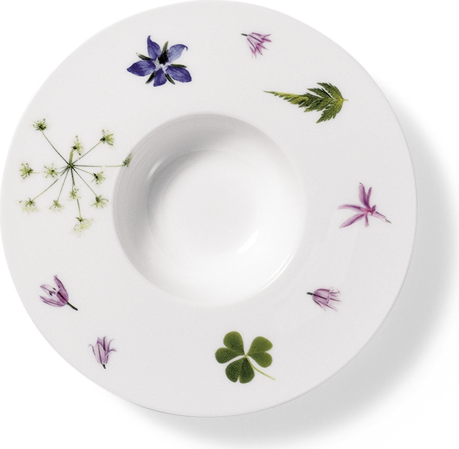 10639974 Dibbern Тарелка суповая маленькая Dibbern "Дикие травы" 100мл Фарфор 