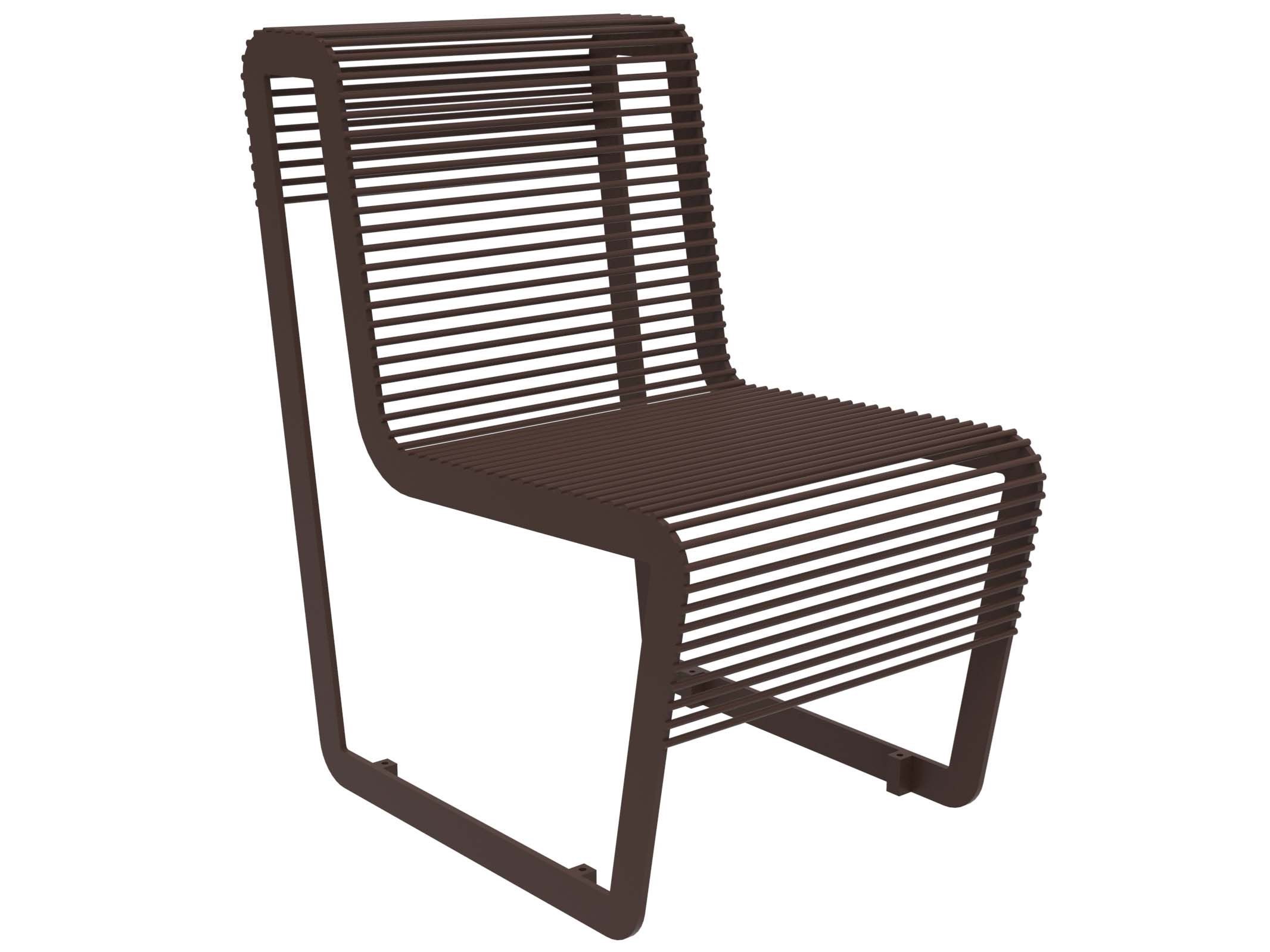 Оцинкованная стальная скамья со спинкой Lazzari Light ARCH-00005945 - Вид №21