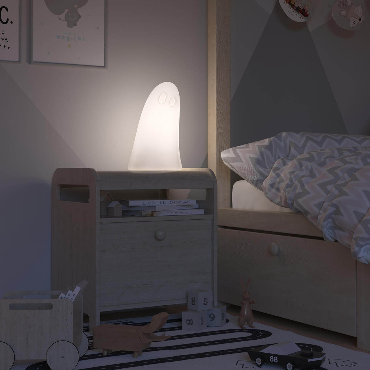 Настольная лампа M3light Casper 71423540 M3LIGHT НЕОБЫЧНЫЕ, СТАТУЭТКА 314049 Белый  - Вид №2