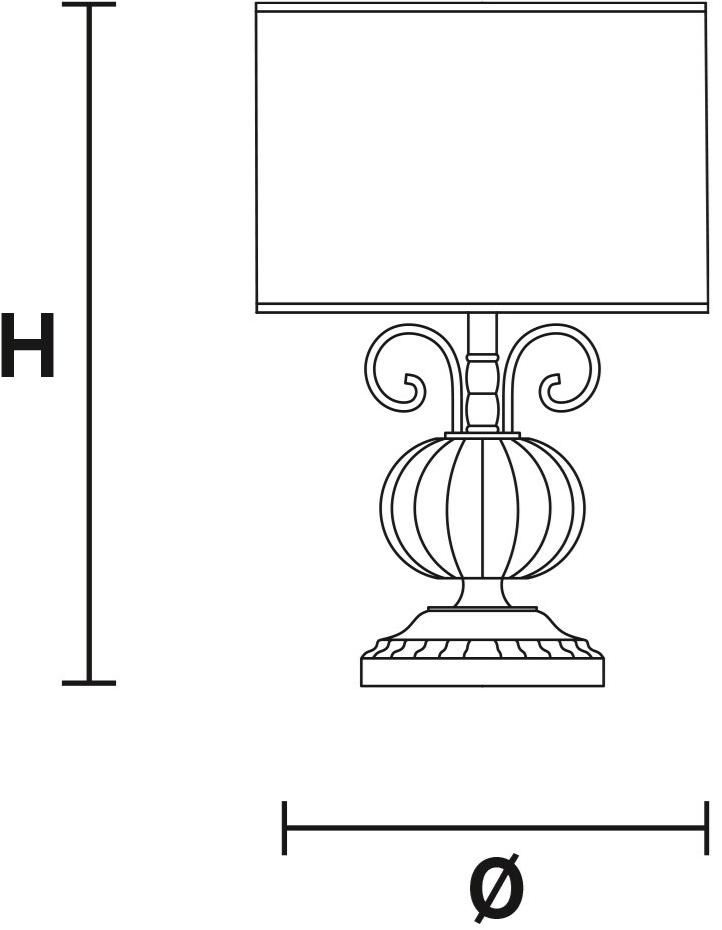 Настольная лампа из металла Antika Santreyd sun-id-1367170 - Вид №3