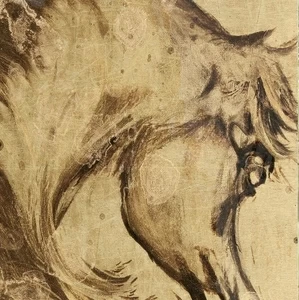 Декоративная панель Middle East Glare Golden Horse