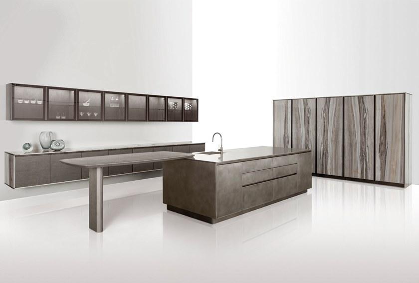 Giorgetti Модульная деревянная кухня со встроенными ручками sun-id-1380092 - Вид №2