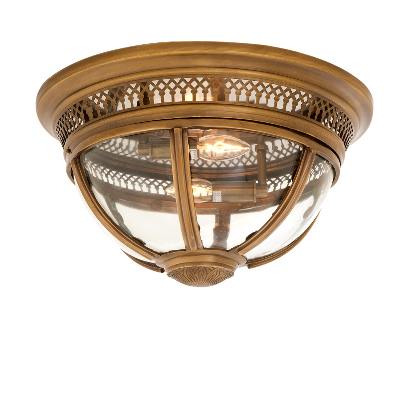 Потолочный светильник Residential от Eichholtz Латунь 109130 EICHHOLTZ ДИЗАЙНЕРСКИЕ, EICHHOLTZ 062490 Латунь;прозрачный  - Вид №7