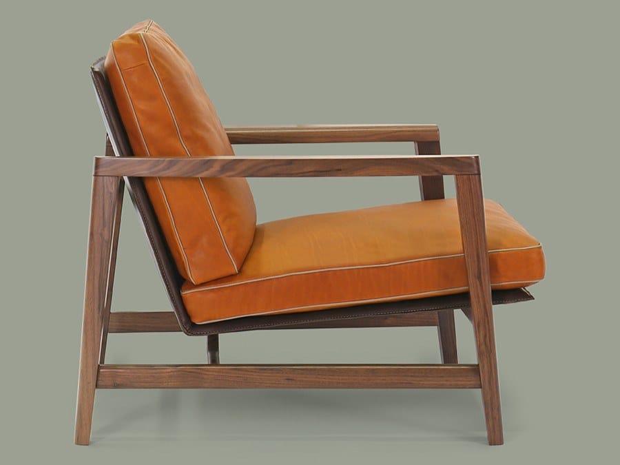 Кожаное кресло с подлокотниками Borzalino SEAN ARCH-00110599 - Вид №6