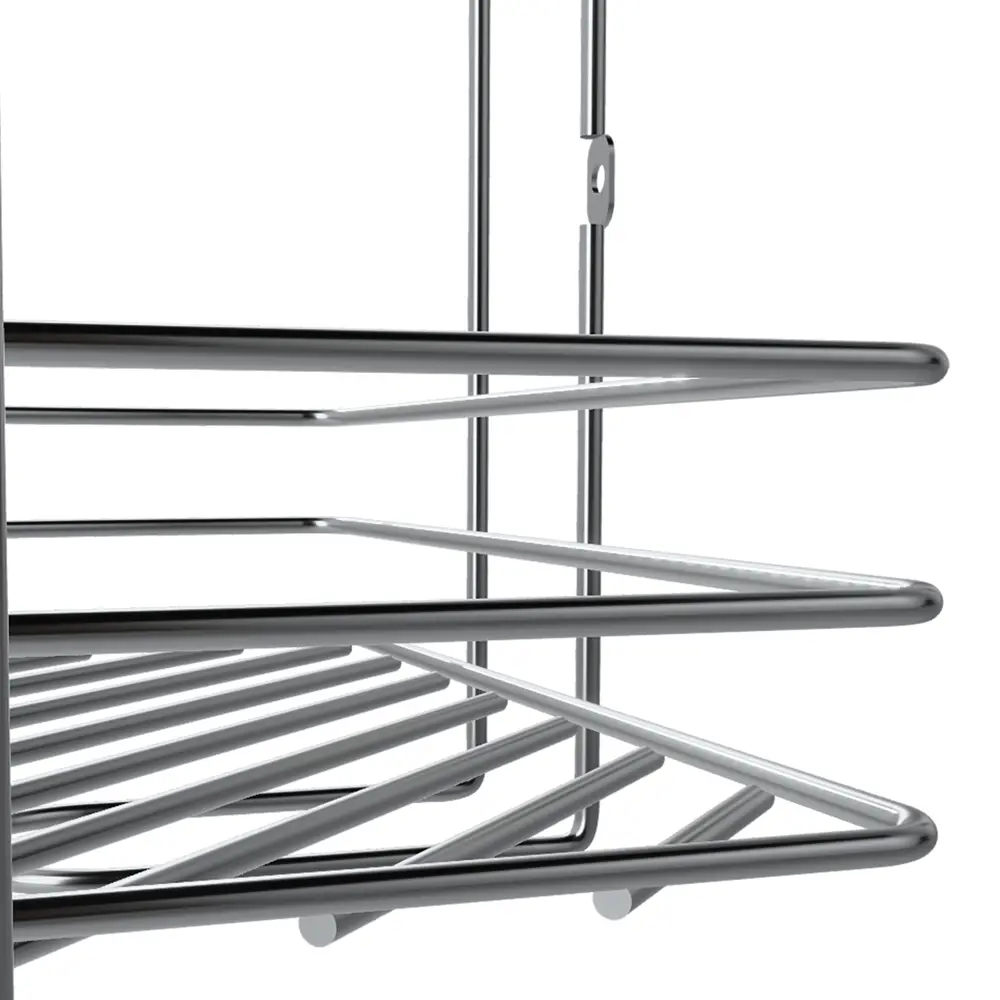 Полка для ванной Lemer Nil 23.5x58.5 см металл цвет хром STLM-2069122 - Вид №5