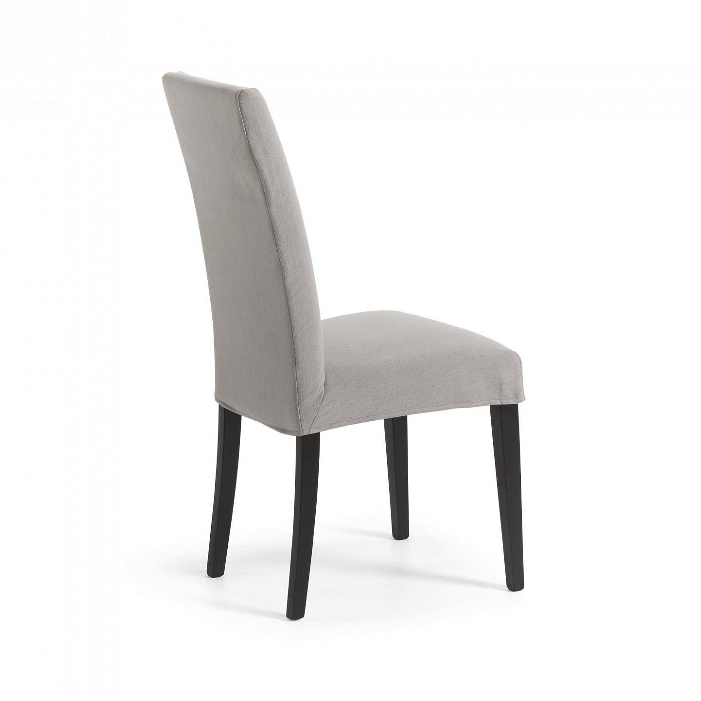 053451 Стул Freia светло-серый ножки черные La Forma Freda 