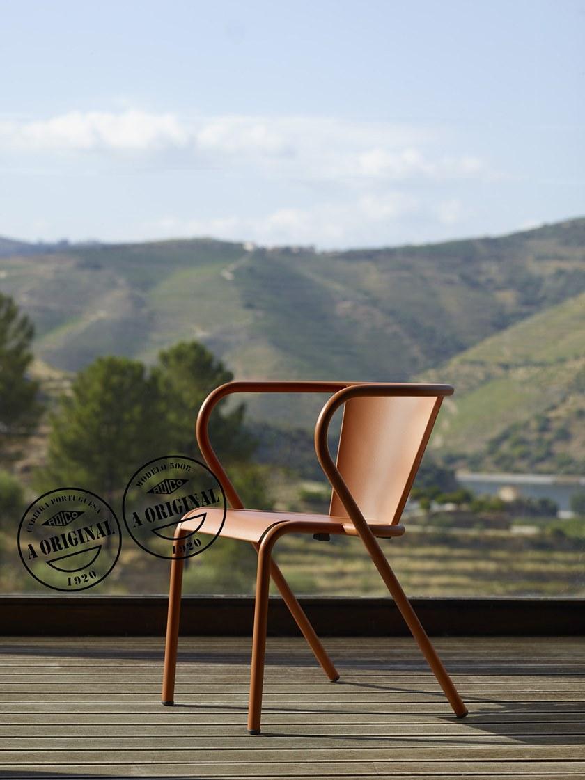 Adico Штабелируемый металлический садовый стул с подлокотниками sun-id-1350546 - Вид №4