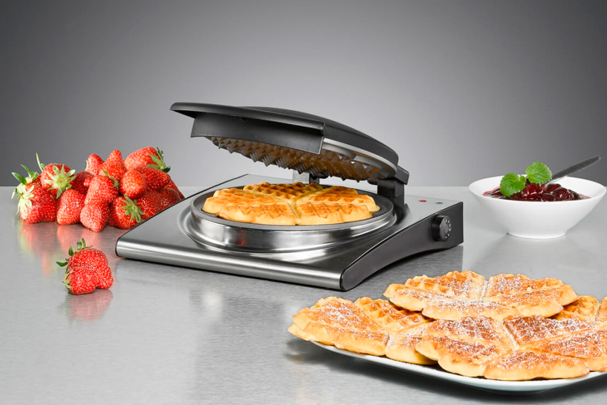 7905366 Вафельница Rommelsbacher WA 1000/E серебристый STDN-0071253 - Вид №7