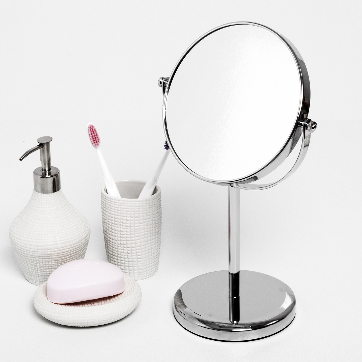 K-1003 Зеркало двухстороннее, стандартное и с 3-х кратным увеличением WasserKRAFT  - Вид №1