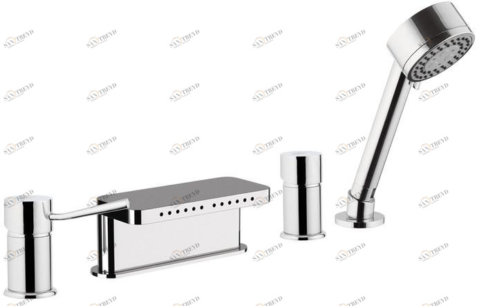 Remer Rubinetterie Комплект для ванны с ручным душем Minimal N 06 02