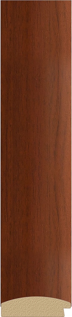 BY 7075 Зеркало в багетной раме - орех 65 mm EVOFORM Octagon - Вид №3