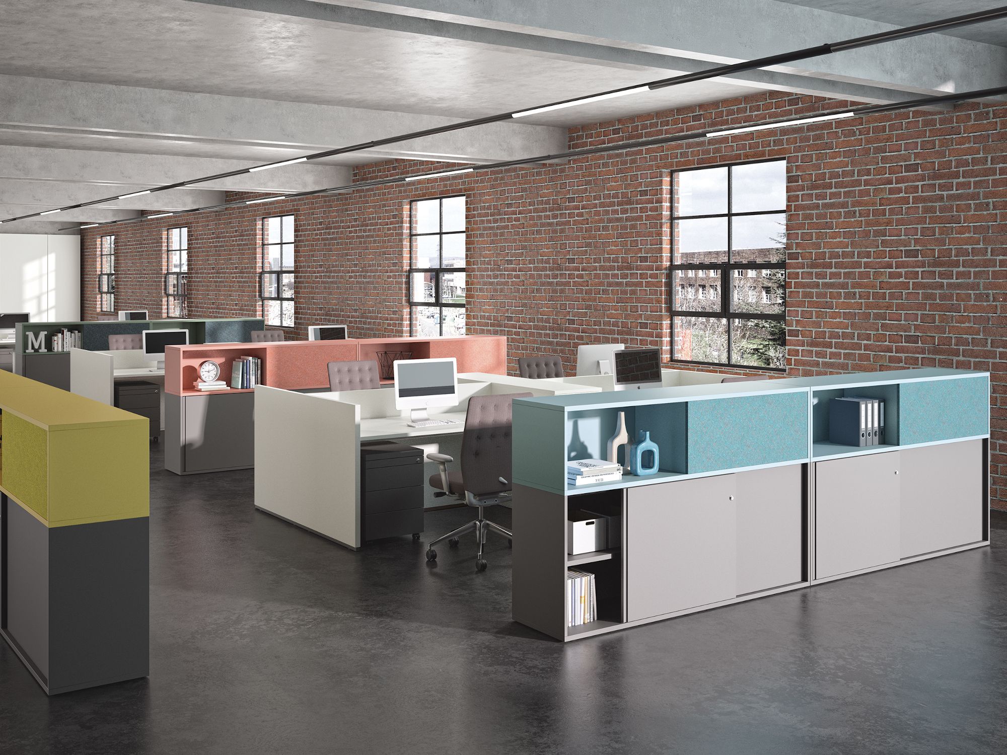 Двухфазный офисный шкаф werner works basic S ARCH-00125195 - Вид №5