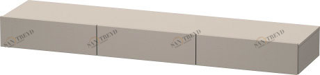 DS827301414 Полочка с ящиком DuraStyle #DS8273 1800 x 440 мм Терра, декор Duravit