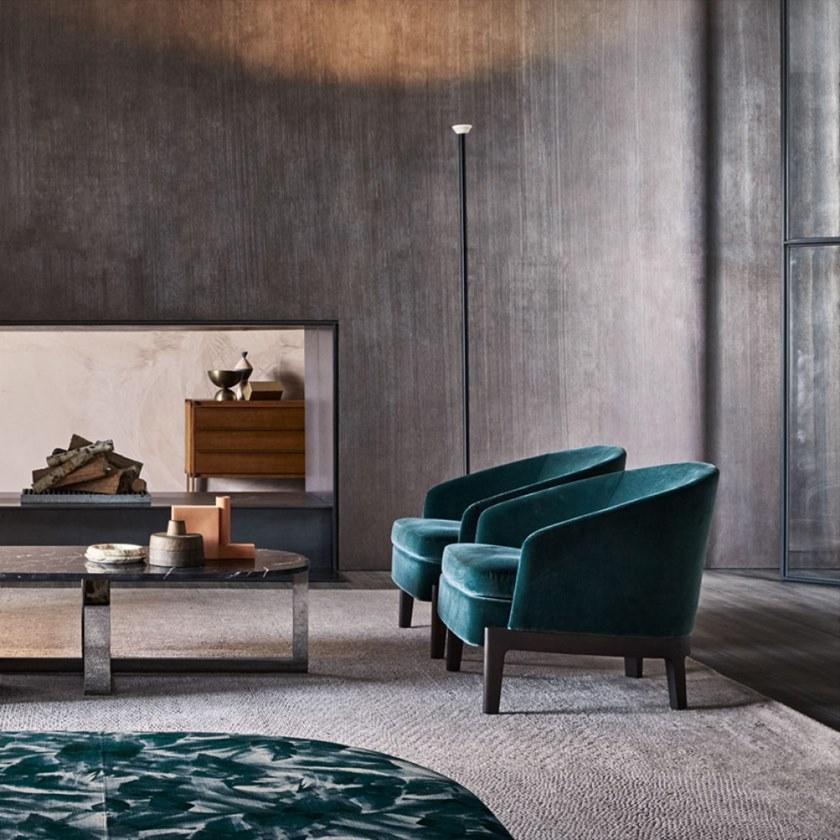 Molteni & C. Кресло из ткани с подлокотниками Chelsea sun-id-1451430 - Вид №3