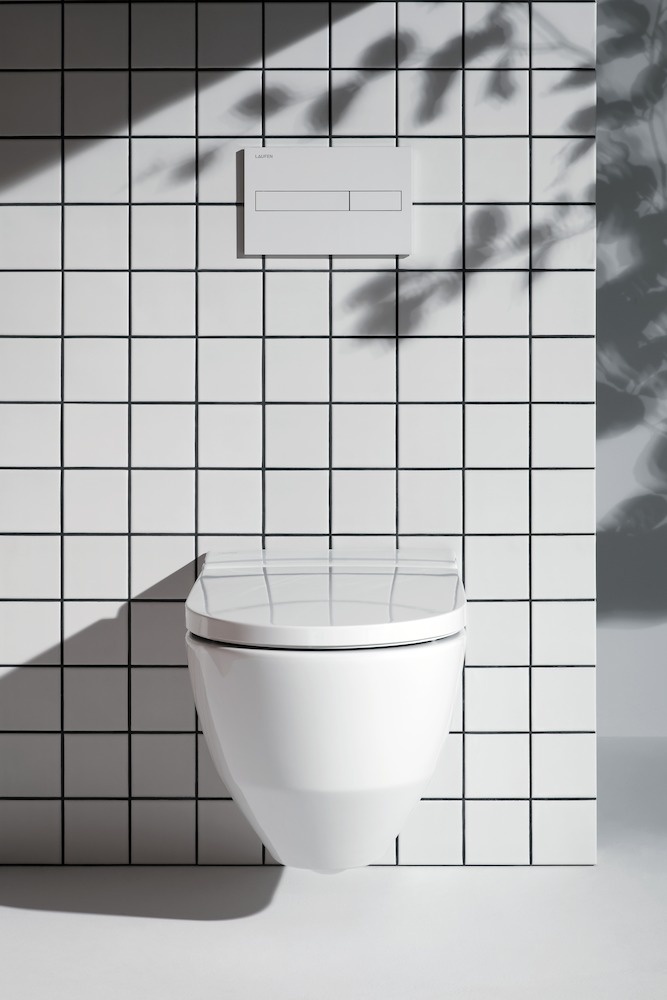 H8206014000001 Подвесной унитаз-биде, безободковый rimless, включает в комплект съемное сиденье с крышкой с механизмом "мягкое закрывание" LAUFEN PRO - Вид №45