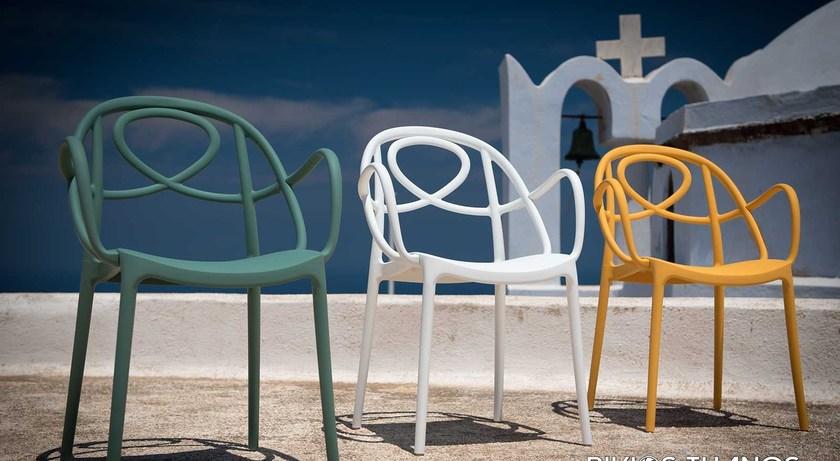 Italy Dream Design Штабелируемый стул из пластика sun-id-1360184 - Вид №2