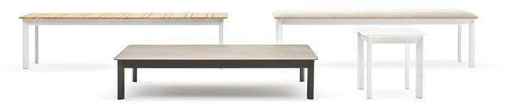 Varaschin Квадратный садовый столик из изделий из дерева в современном стиле System sun-id-1373456 - Вид №2