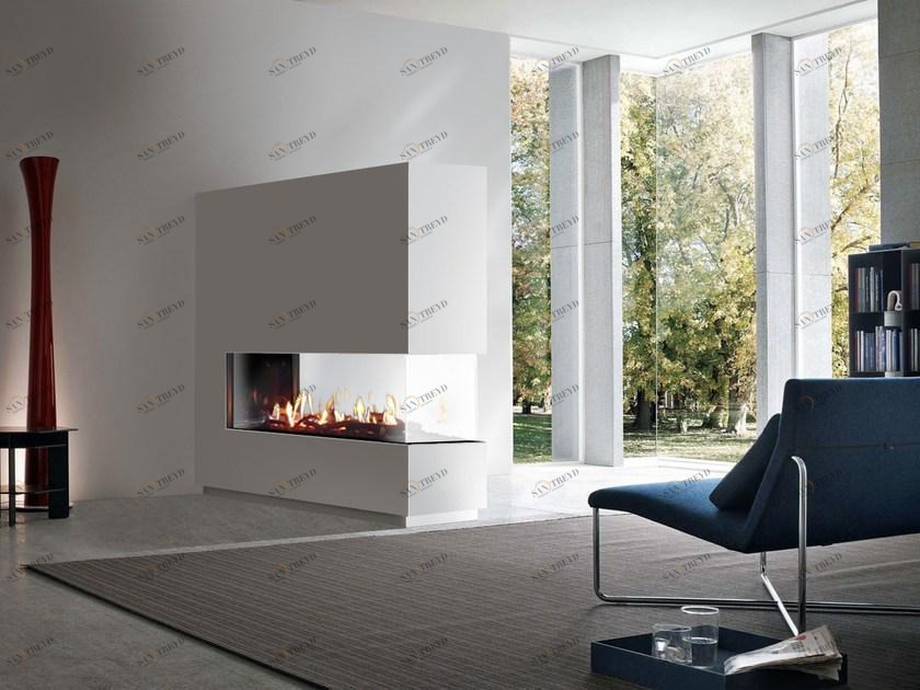 ITALKERO Газовая каминная топка с панорамным остеклением sun-id-1505774