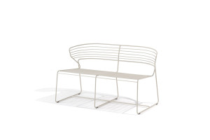 2-местный стальной садовый диван