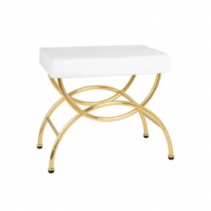 FS01-6136 FS01-6136 Табурет прямоугольный X, рифленый ТАРЕЛКИ Cristal & Bronze STOOLS