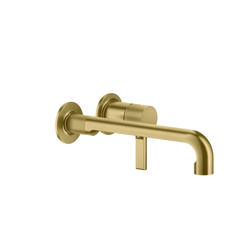 Смеситель для умывальника 58089 716 Gessi Inciso PVD С ЗОЛОТОЙ ЩЕТКОЙ 58089716