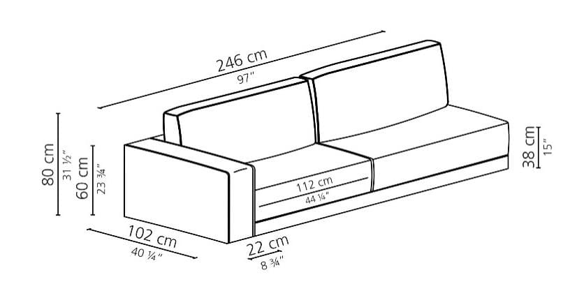 Ткань диван Casamilano SUITE ARCH-00016449 - Вид №9